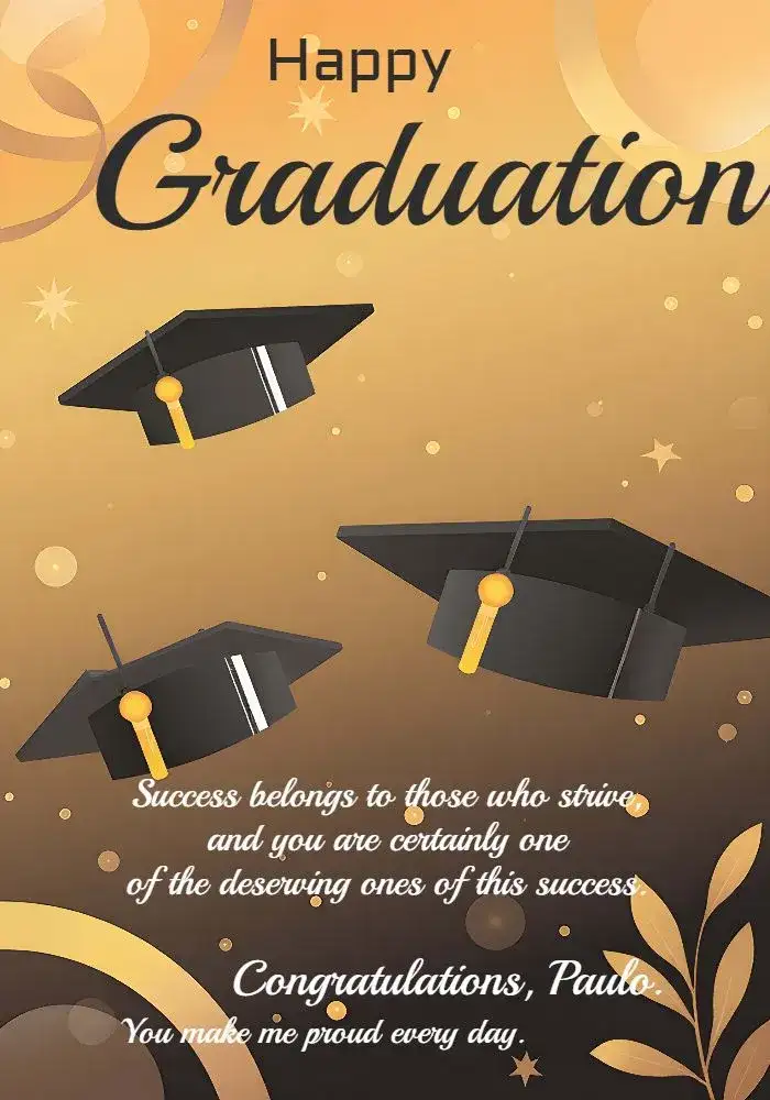 Graduation Card Frame