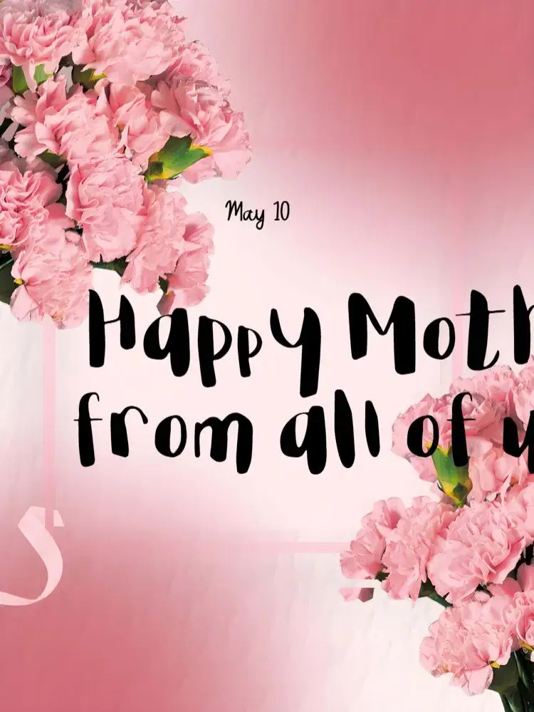 Mother's Day Heart Post invitation