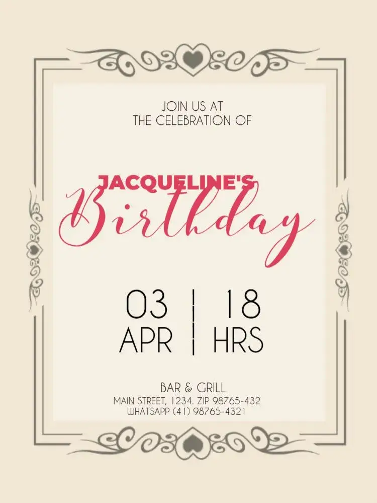 Cherry Blossom Sakura Floral Party invitation