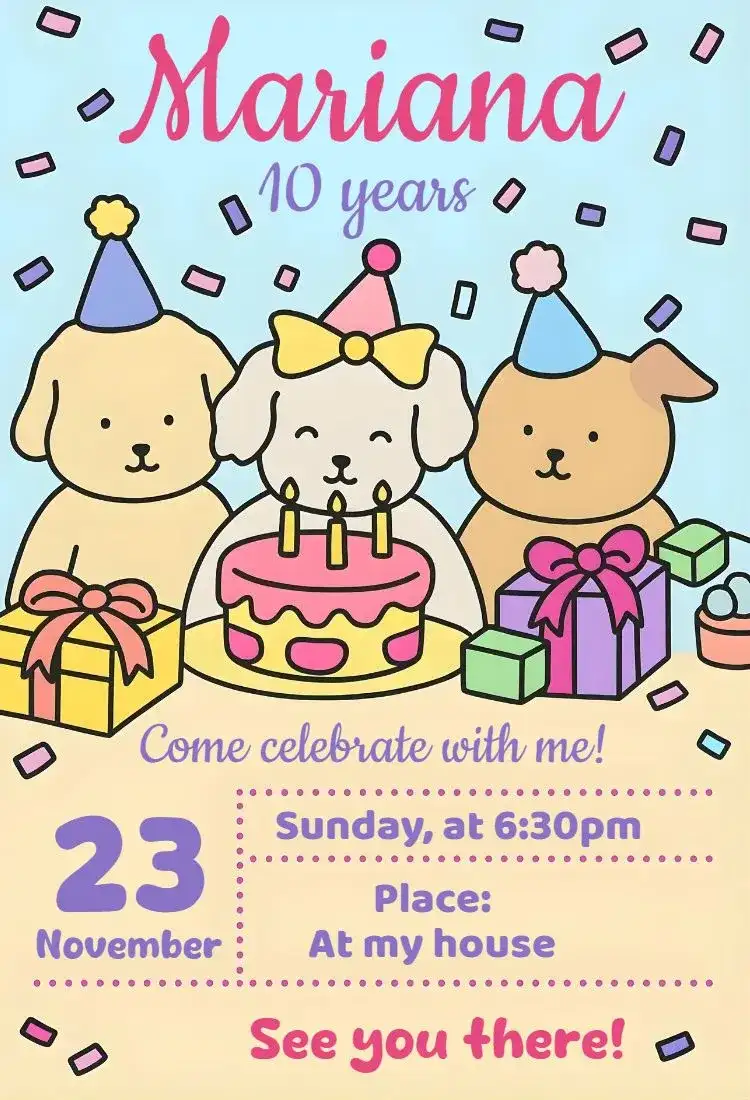 Bobbie Goods digital invitation