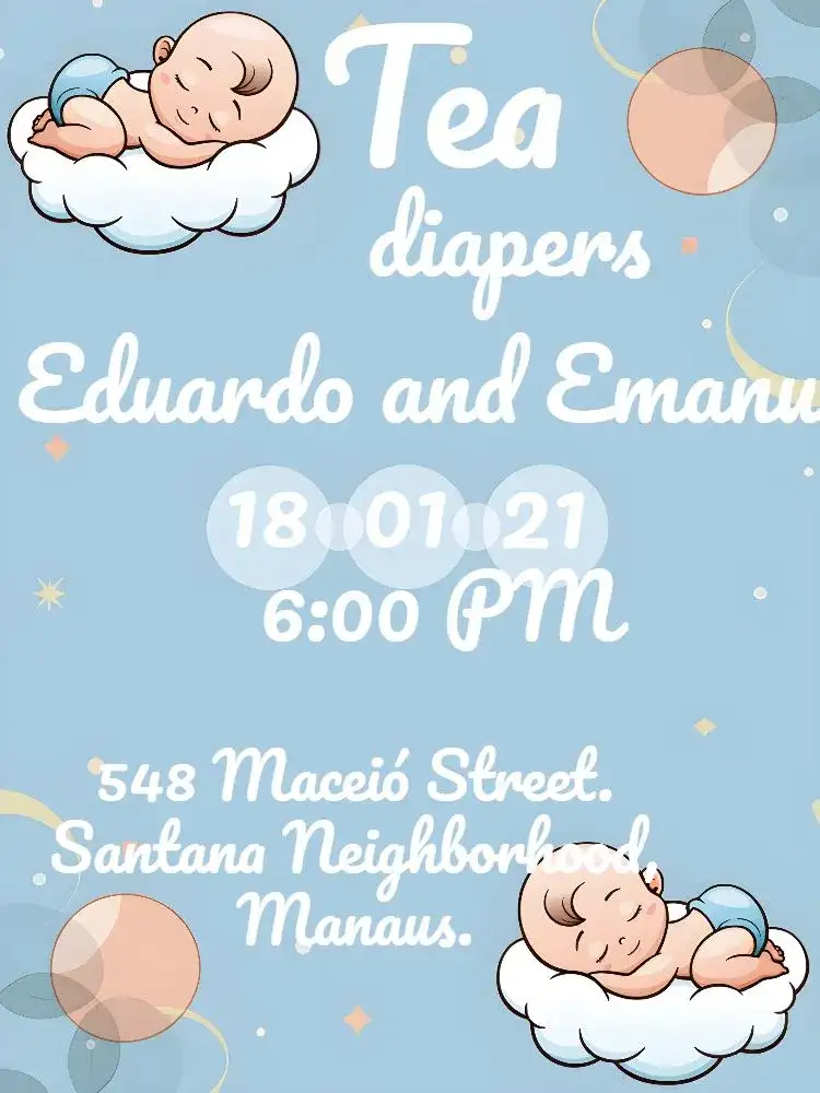 Twin Boys Diaper Shower Soap