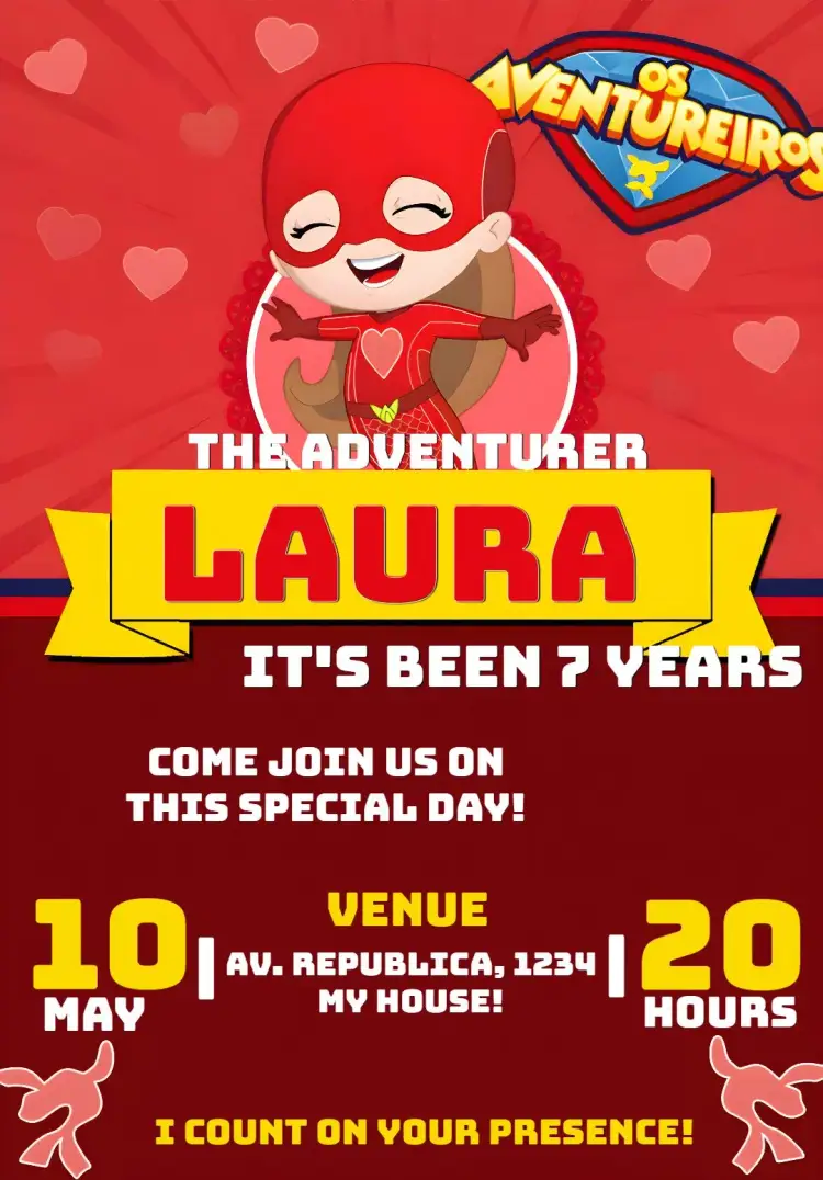Gi Adventurer Luccas invitation
