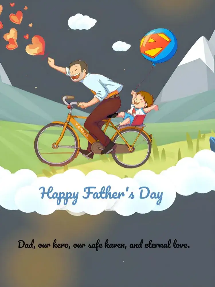 Invitation Father's Day Paternal Post – Most searched for theme modern, cozy, family-friendly, elegant, minimalist