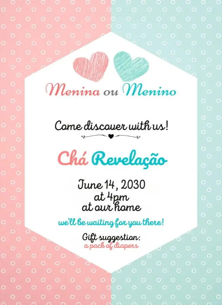 Invite Rose or green editable and customizable