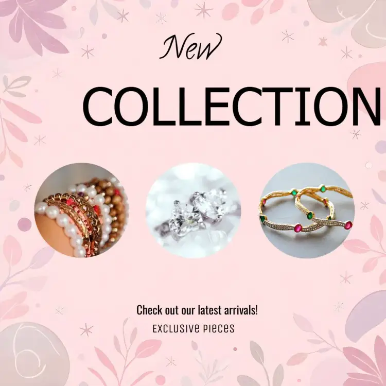 Invitation Post For Jewelry Photo – Most searched for theme elegant, modern, rosé, minimalist, glamorous, luxurious