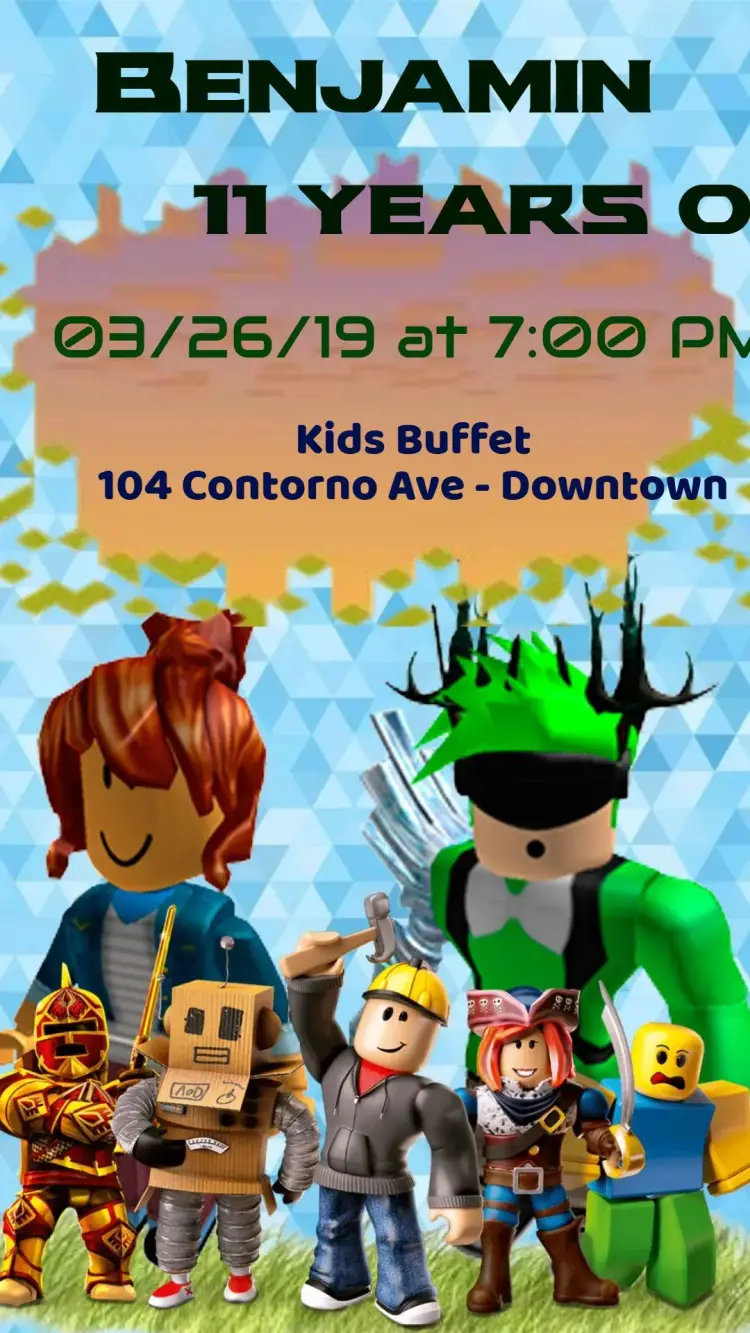 Roblox invitation