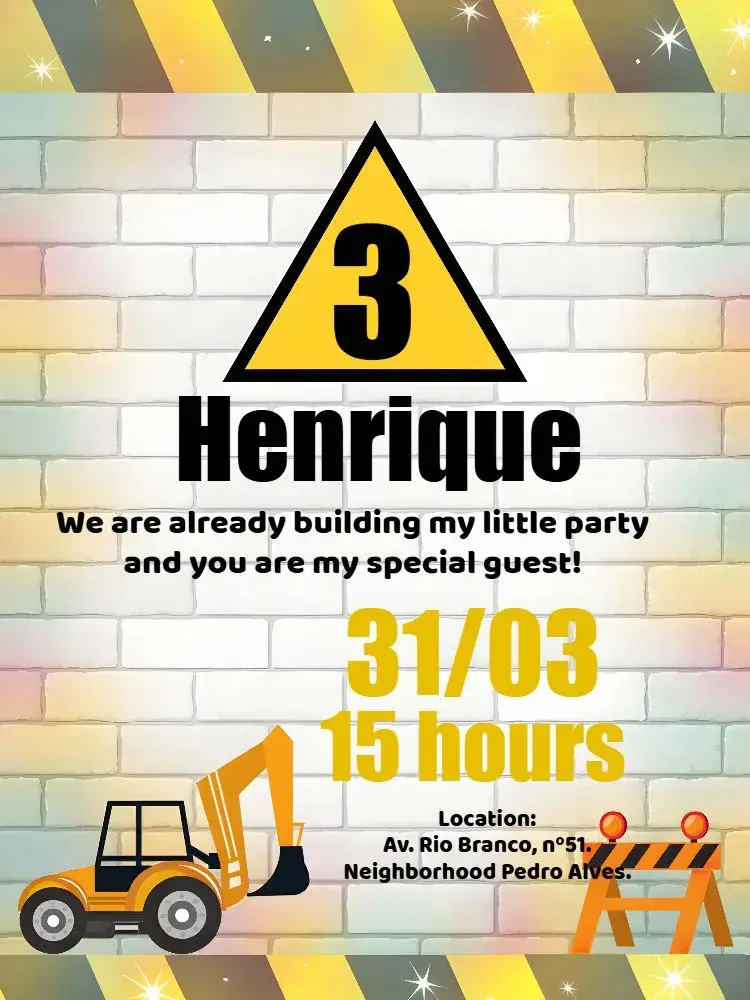 Building Renovation invitation