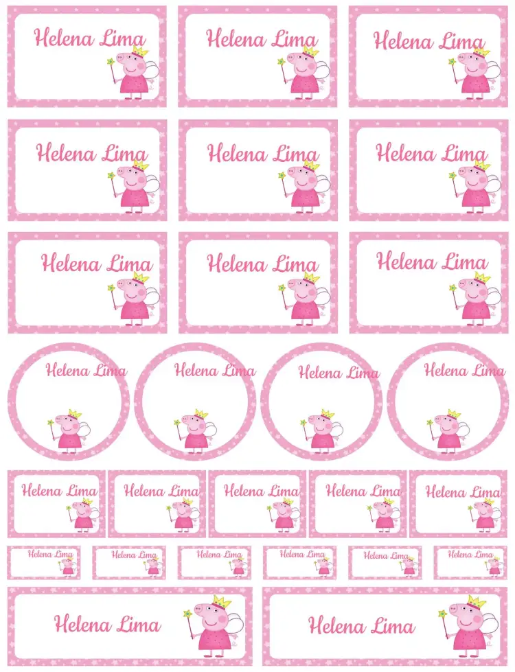 Invitation Peppa Pig – Card theme colorful, fun, childish, cartoonish, themed, playful
