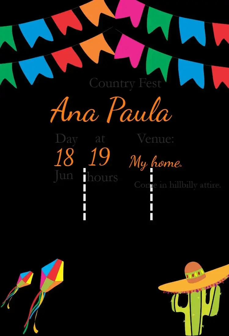 June Party Invitation