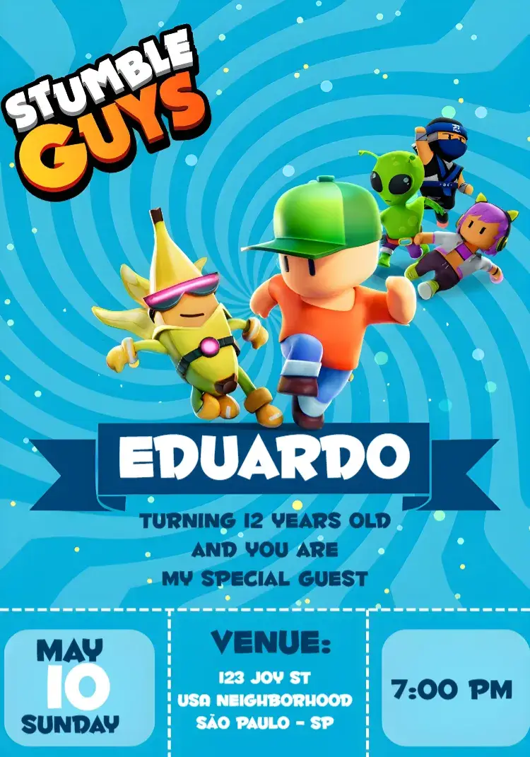 Stumble Guys Brawl invitation