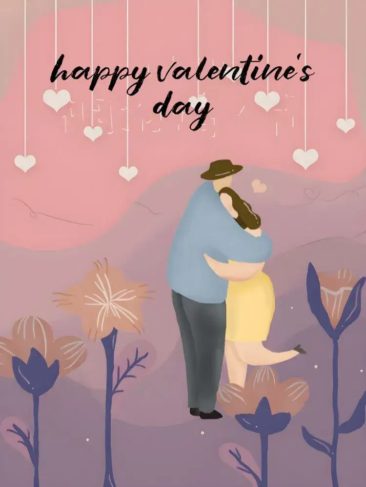 Invitation Valentine's Day Heart Post – Most searched for theme romantic, red, heart, modern, minimalist