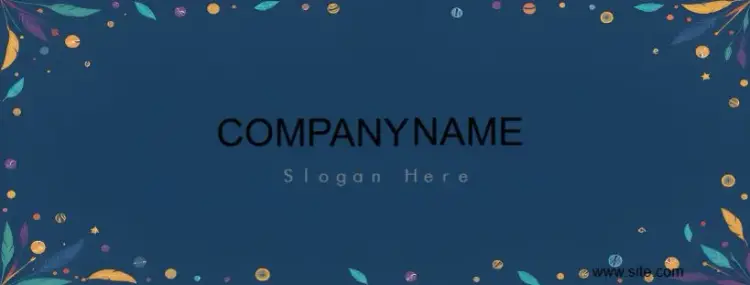 Abstract Logo Business Banner invitation