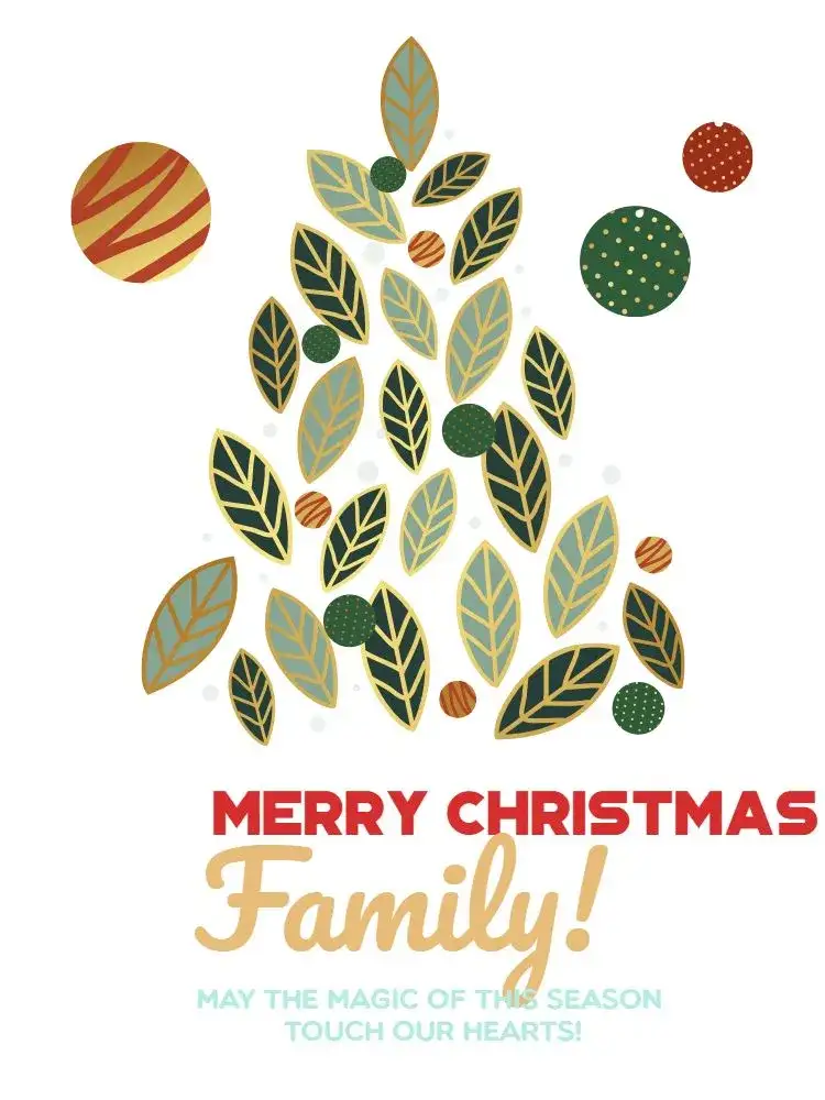 Minimalist White Christmas Party Card