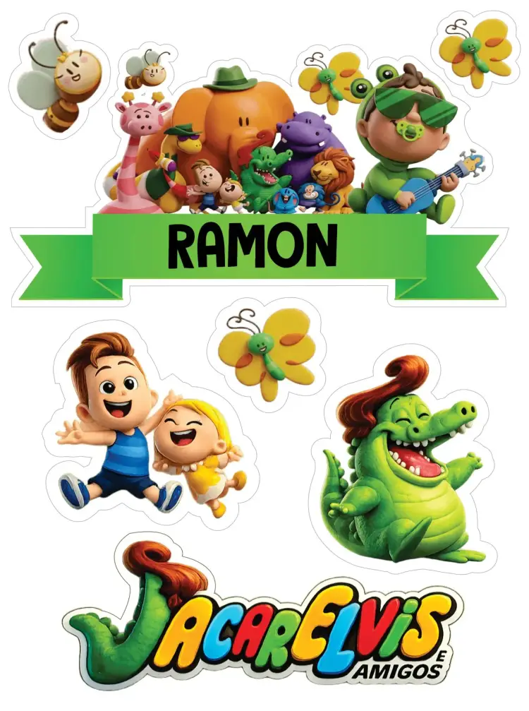 Jacarelvis and Friends invitation