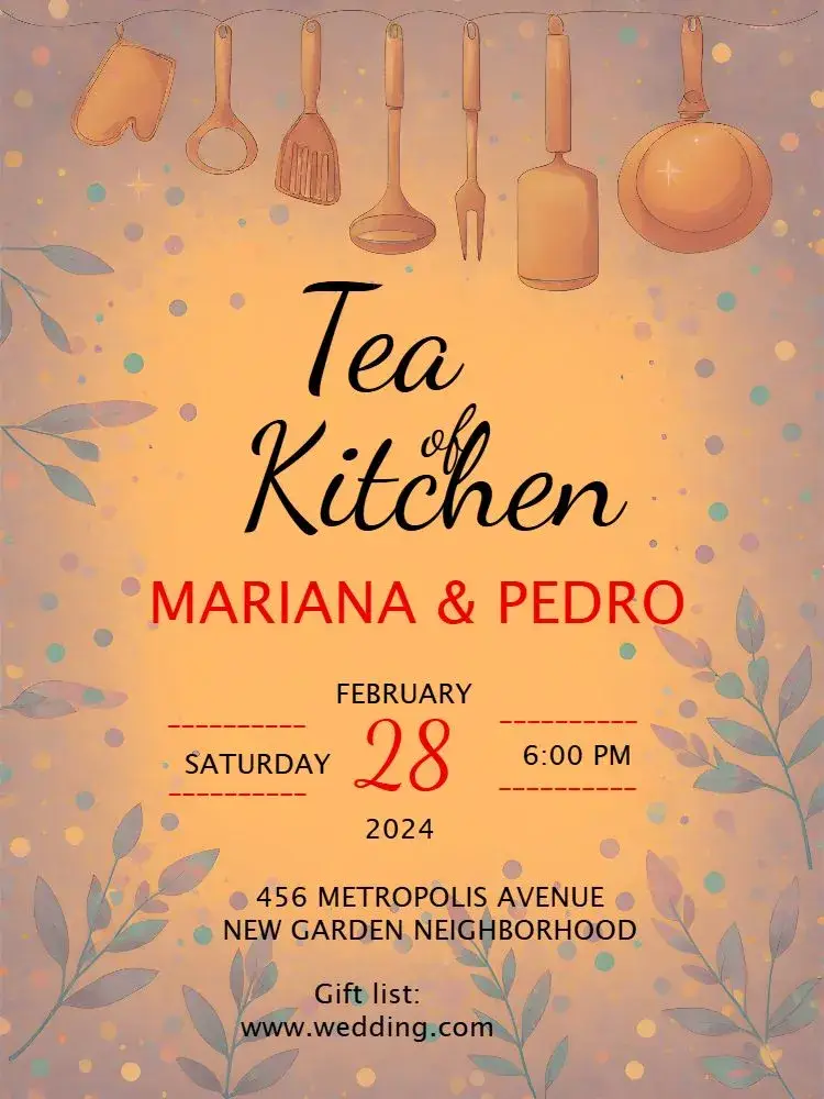 Invite Bridal Shower editable and customizable
