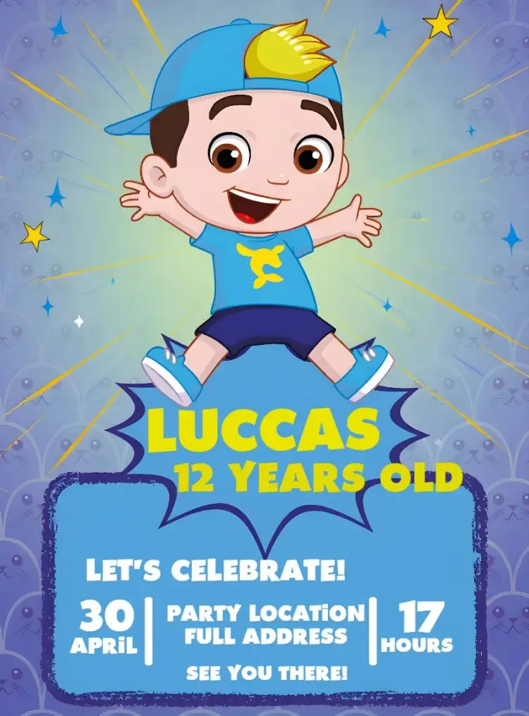 Luccas Neto Adventurer invitation
