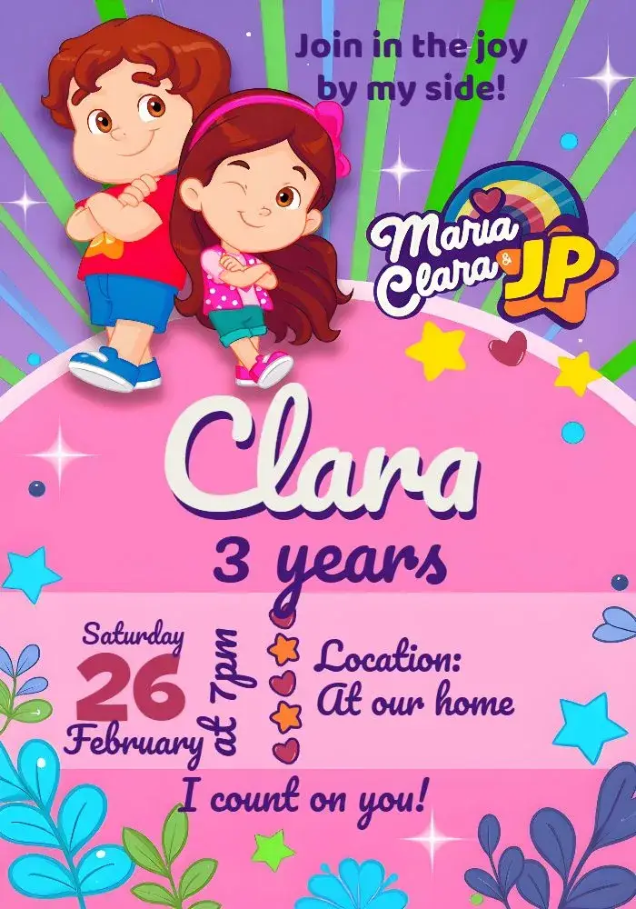 Maria Clara And Jp invitation