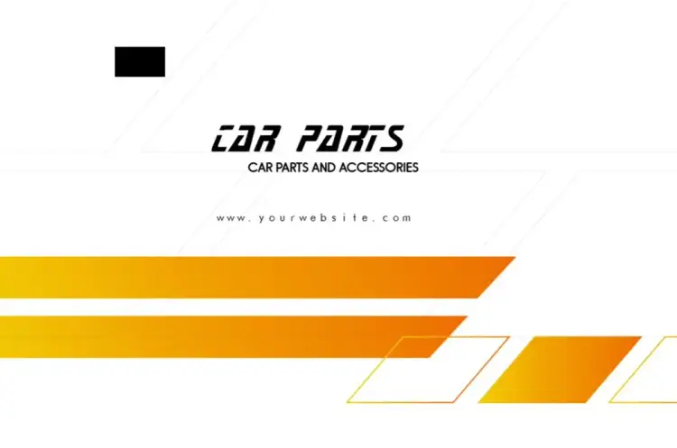 Invitation Mechanic Front Business Card – Card theme modern, vibrant, professional, minimalist, automotive