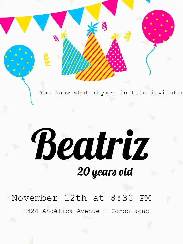 Invite Online editable and customizable