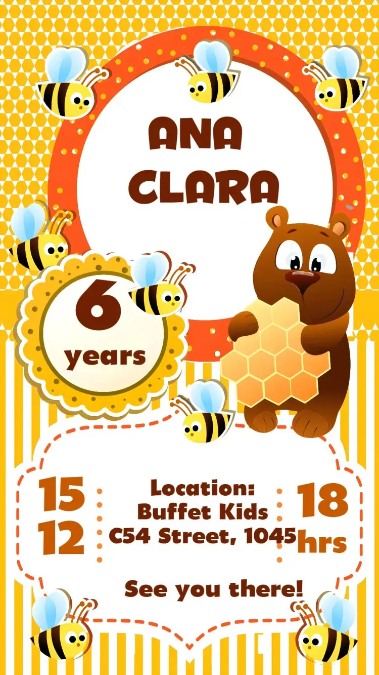 Little Bee invitation