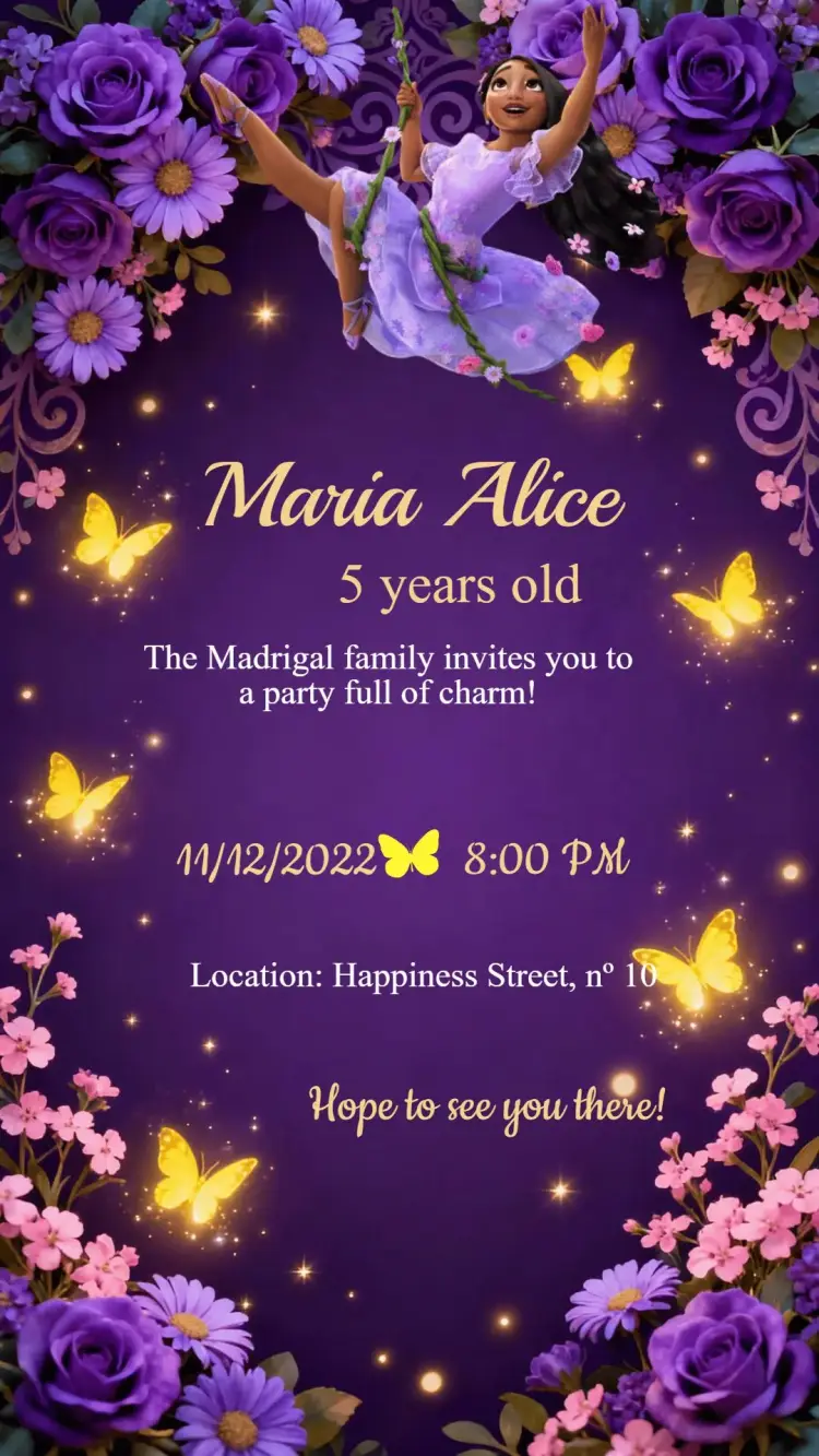 Enchanted Birthday Invitation