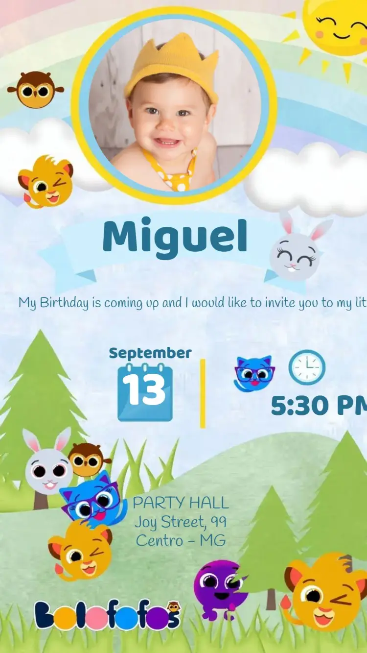 CuteCakes invitation