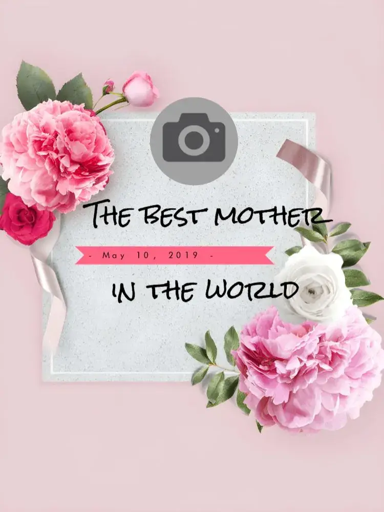 Mother's Day Post With Pink Photo invitation