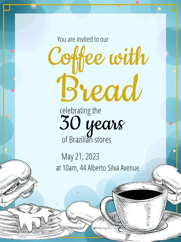 Breakfast Bread invitation