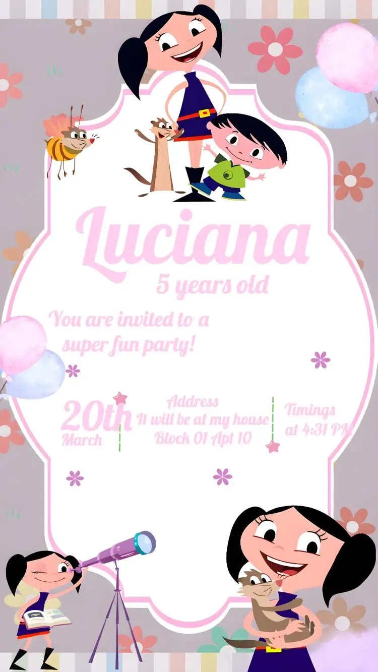 Lunna Show invitation