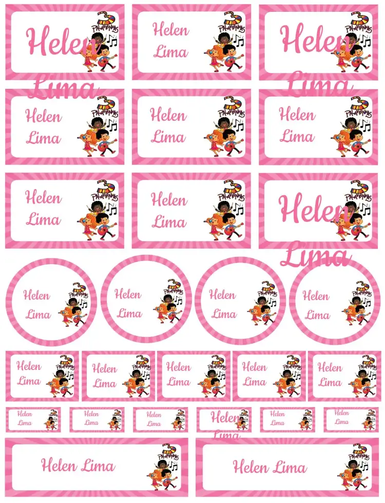 Invitation 3 Little Words – Card theme colorful, fun, playful, childlike, cheerful, creative