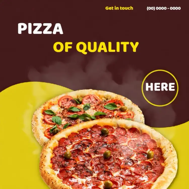 Post For Pizzeria Promotion invitation