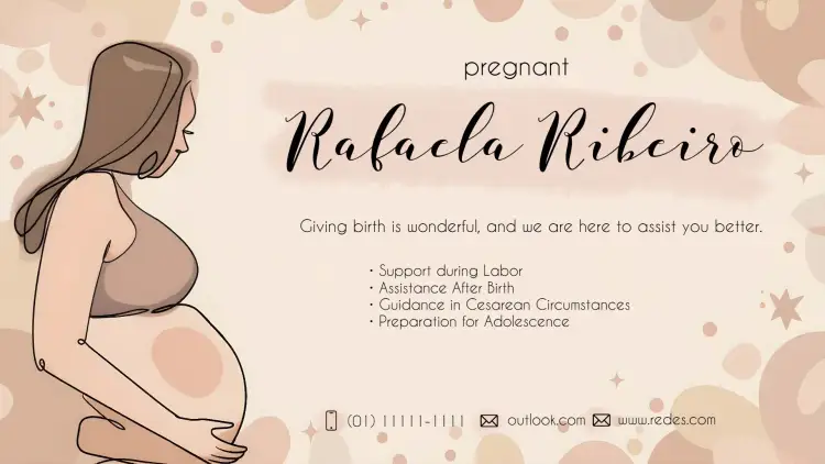 Invitation Digital Doula Business Card – Most searched for theme minimalist, modern, elegant, neutral, clean