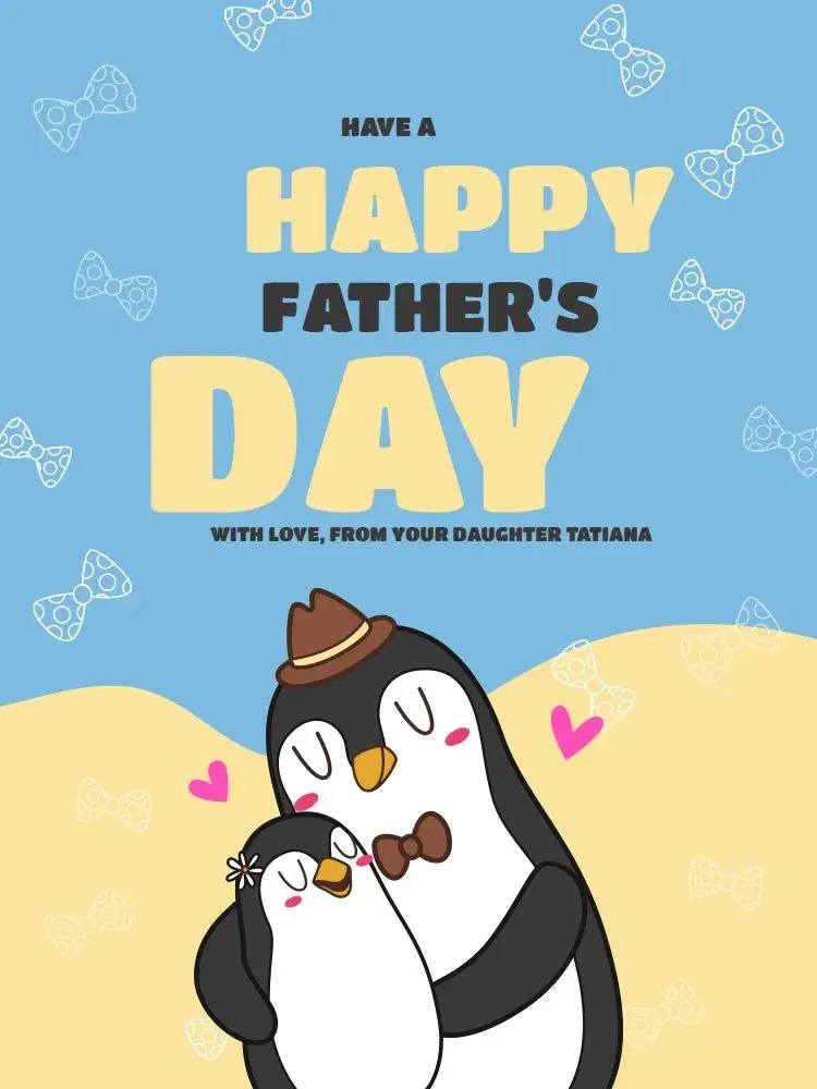 Invitation How to Make Creative Playful Father's Day Card – Card theme colorful, playful, fun, childlike, modern, illustration
