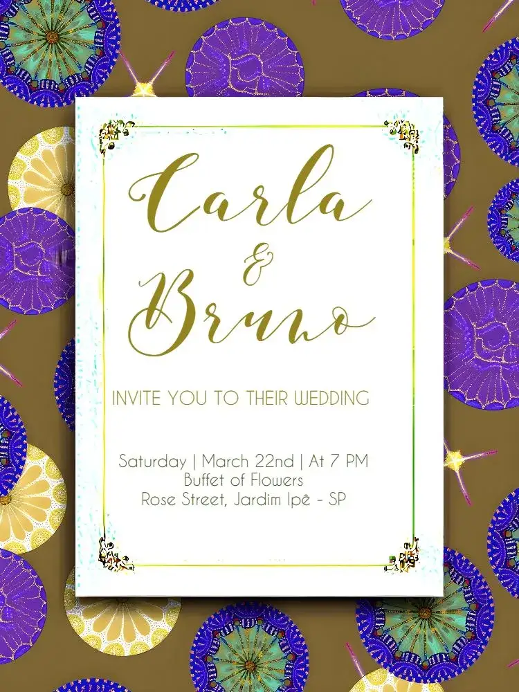 Invitation Elegant White Gold Wedding – Wedding theme golden, white, marble, elegant, modern