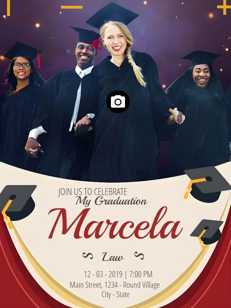 Graduation With Photo invitation