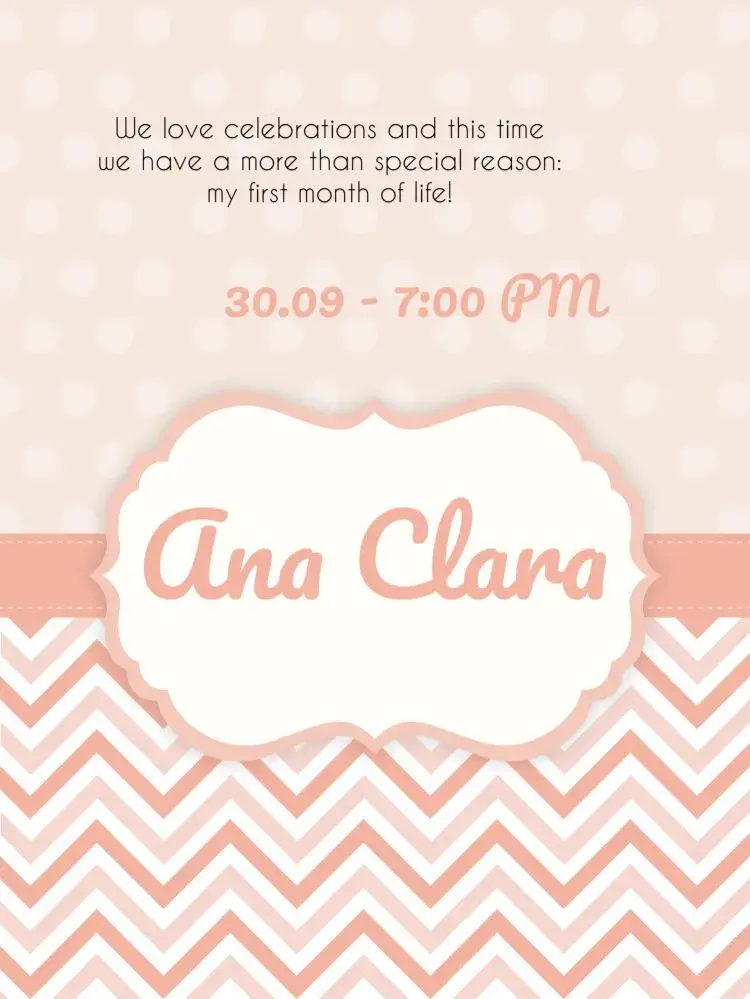 Baby Girl invitation
