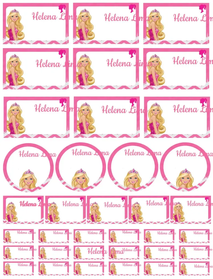 Barbie invitation