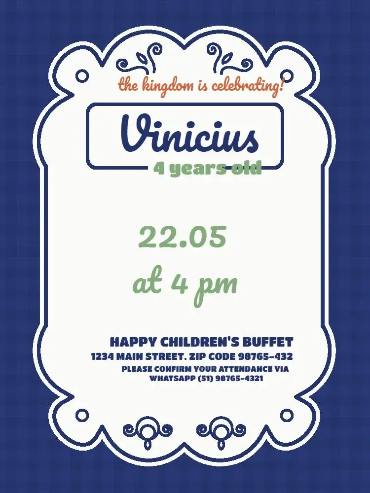 Little Prince Playful Encounter invitation