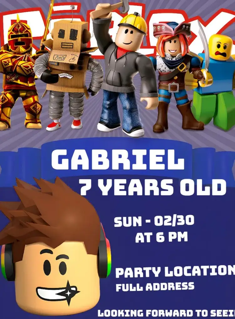 Roblox Game invitation