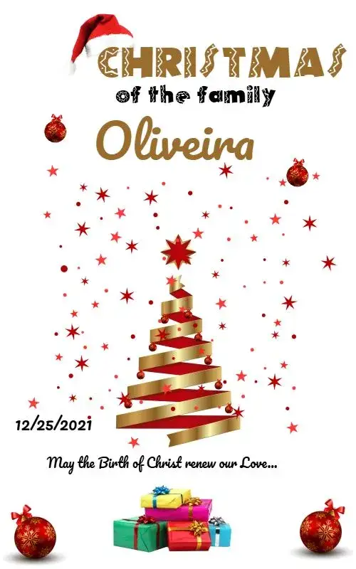 Invitation Green Christmas Cup Art – Commemorative Dates theme Christmas-themed, green and brown, festive graphic elements, contemporary, colorful, cheerful