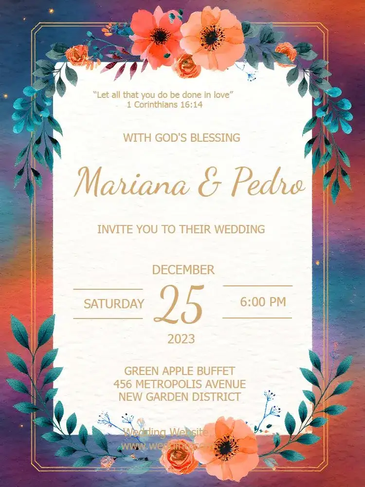 Invitation White Floral Wedding – Wedding theme floral, white, elegant, romantic, minimalist, modern
