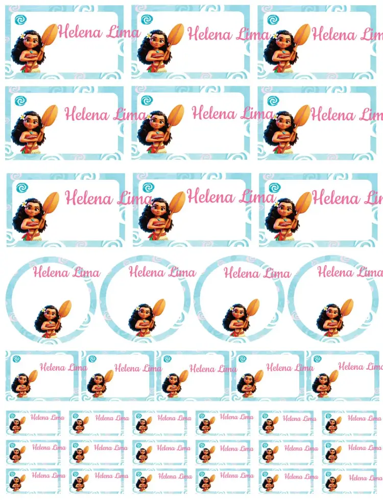 Moana invitation