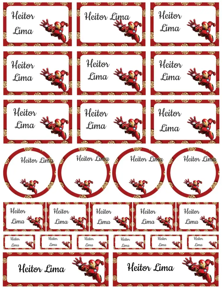 Invitation Iron Man – Card theme modern, colorful, superhero-themed, vibrant, dynamic