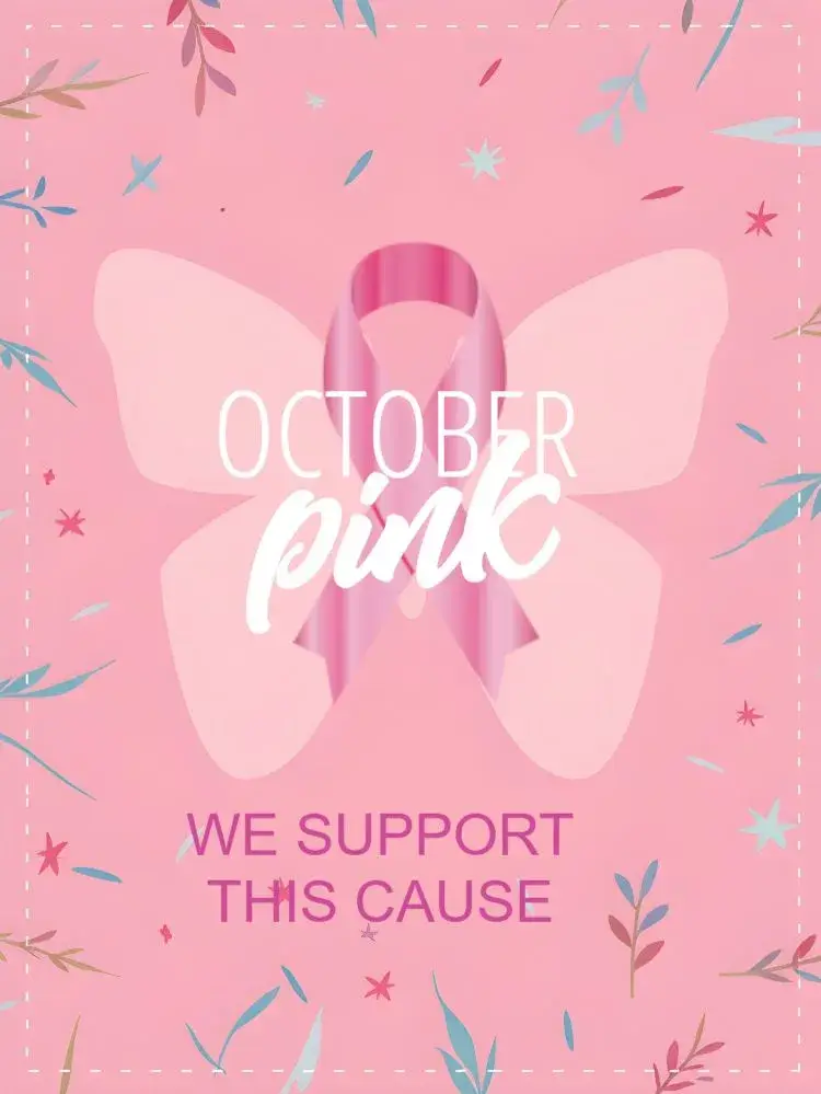 Post Of Breast Cancer Pink October invitation