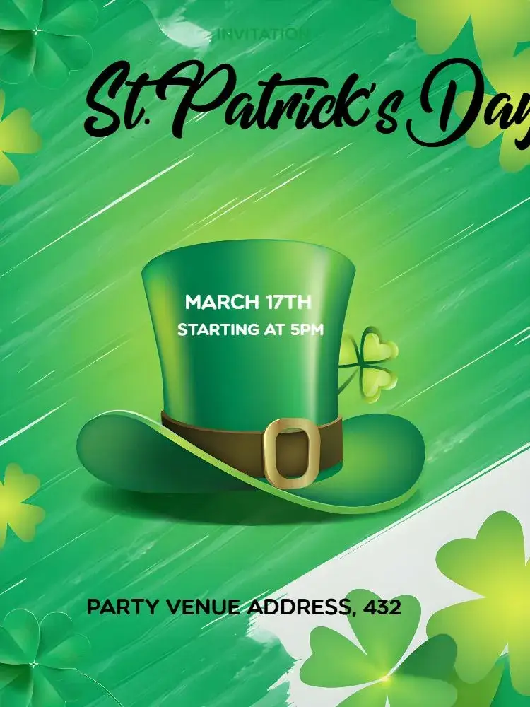 Saint Patrick's Day Party invitation