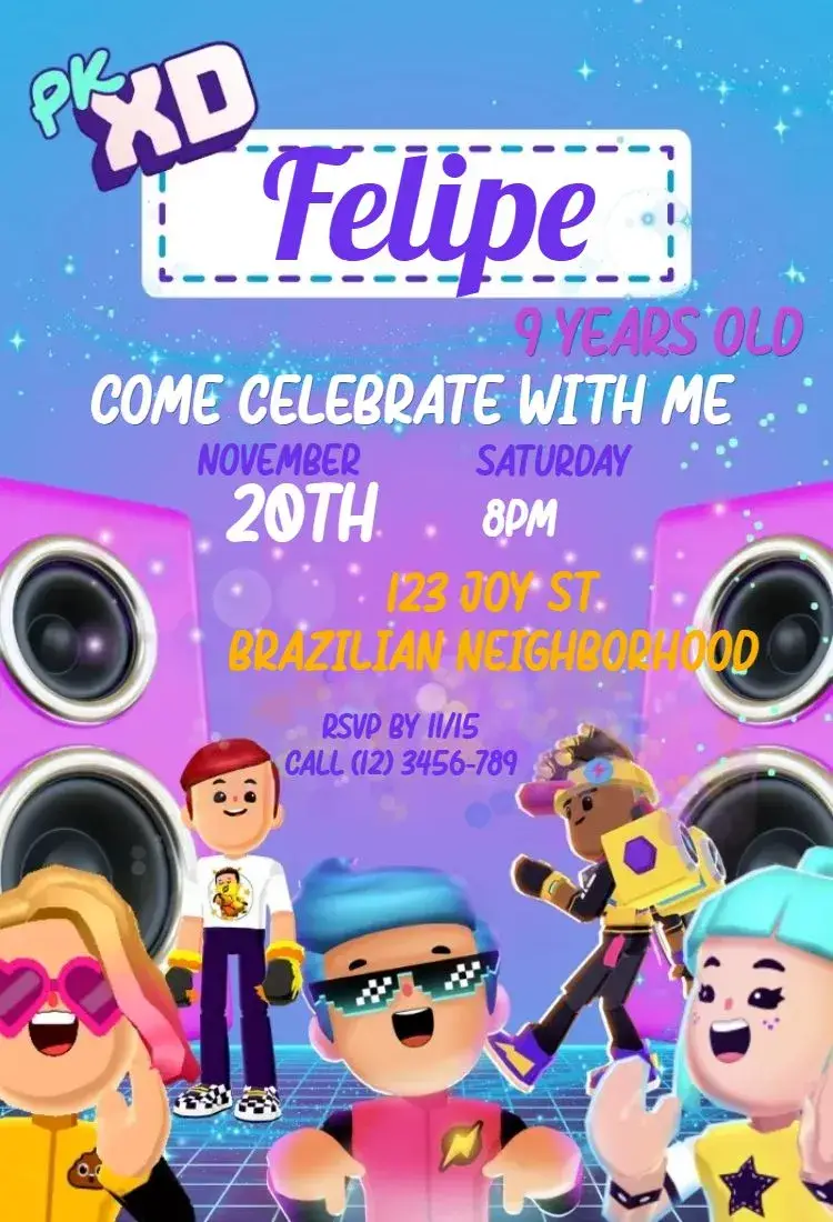 PK XD invitation