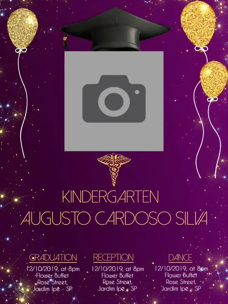 Pedagogy Graduation With Purple Photo