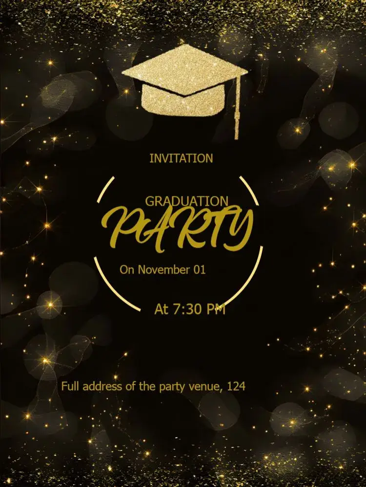 Invite Quepe Graduation editable and customizable