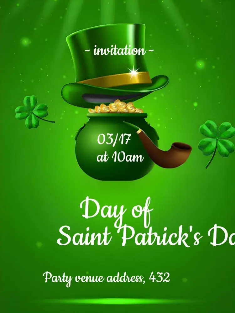 Saint Patrick's Day Tradition invitation