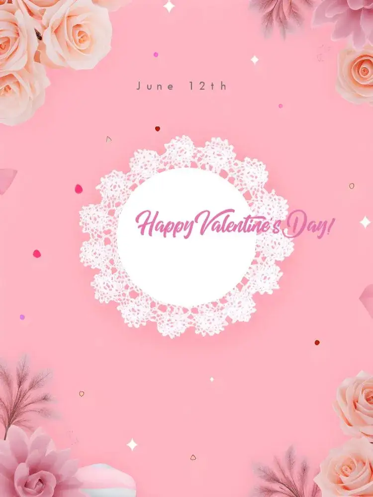 Invitation Post Valentine's Day Couple – Most searched for theme romantic, floral, minimalist, modern, colorful, elegant
